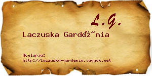 Laczuska Gardénia névjegykártya